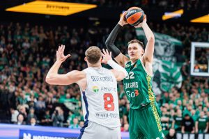 Kauno „Žalgiris“ - Vitorijos „Baskonia“ / E. Ovčarenko / BNS nuotr.