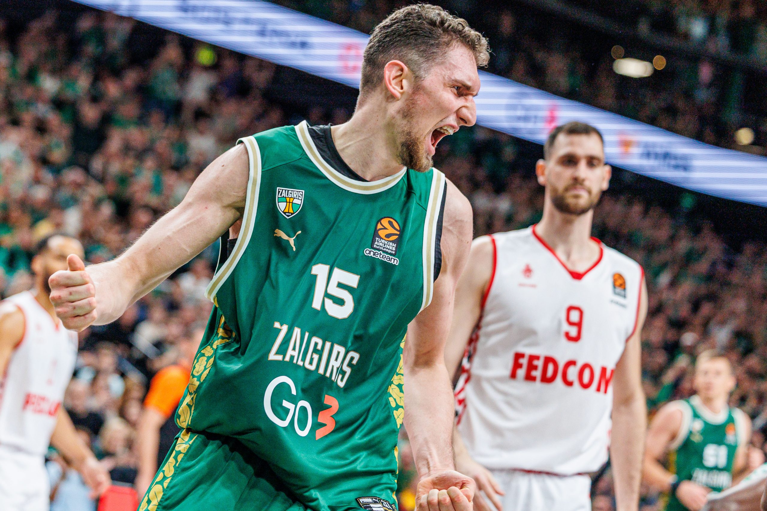 Eurolyga. Kauno „Žalgiris“ prieš Monako „AS Monaco“ / E. Ovčarenko / BNS nuotr.