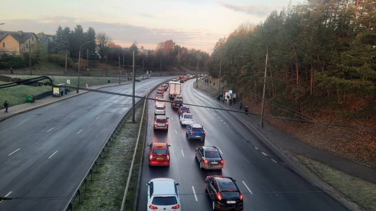 Kamštis Tvirtovės al. / Skaitytojos nuotr.