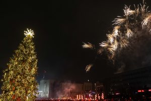 Naujųjų metų sutikimas Kaune / G.Bitvinsko nuotr.