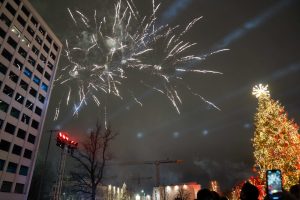 Naujųjų metų sutikimas Kaune / G.Bitvinsko nuotr.