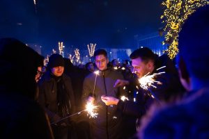 Naujųjų metų sutikimas Kaune / G.Bitvinsko nuotr.