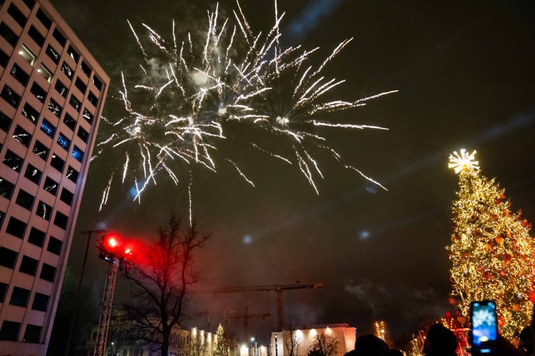 Naujųjų metų sutikimas Kaune / G.Bitvinsko nuotr.