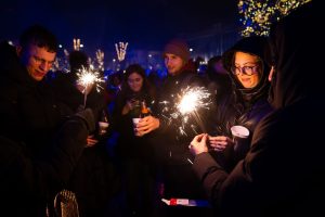 Naujųjų metų sutikimas Kaune / G.Bitvinsko nuotr.